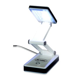 IdeaWorks LED Lamp for Desk - Collapsible, Portable from Home to Office, Acrylonitrile Butadiene Styrene, White