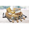 Eternal Living 10” Round Cheese Bamboo Board Set with Cheese