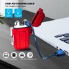 LcFun Arc Lighter Waterproof Windproof Rechargeable USB Plasma Flameless Electric