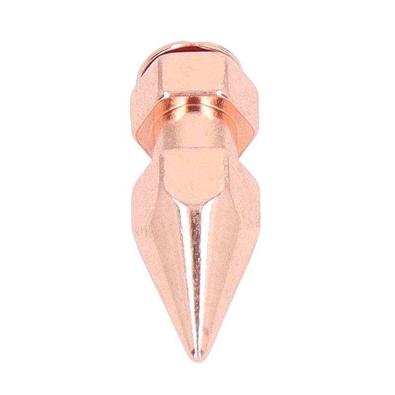 5Pcs Clothing Spikes 8x26mm Hex Rose Gold Strong Copper Punk