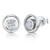 JOOLS by Jenny Brown Sterling Silver Circle Stud Earring -Set