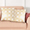 Betadistor Gold Cushion Covers 45x45cm Geometric - Decorative Throw Pillow