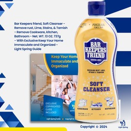 Friend Soft Cleanser 26oz, Soapless Formula, Microfiber Cleaning Cloths, Soft Absorbent Rag, Home, Kitchen, (12in.x12in) 1 un - Ligth&Spring Best Guide Keep Home Organized