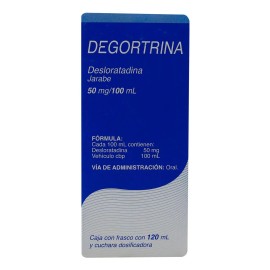 Degortrina Jarabe Fco. 120 Ml. 50 Mg/100 Ml.