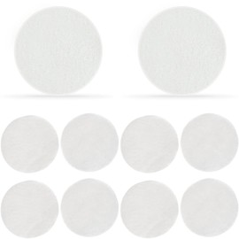 KSJEHW Pack of 10 PP cotton filters for Olliwon shower head, hand shower, effectively removes large impurities (2 mm thick, 7 cm diameter)