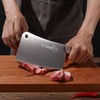 SHI BA ZI ZUO Heavy Duty Stainless Steel Bone Cleaver