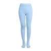 EMEM Apparel Women's Solid Colored Opaque Microfiber Footed Tights, Light