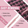 Mayhug Eyelash Extensions Set, 3D Volume Eyelash Extensions, 144 Pieces,