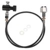 DIN477 36in Spring Hose Electroplate CO2 Adapter Kit with Release
