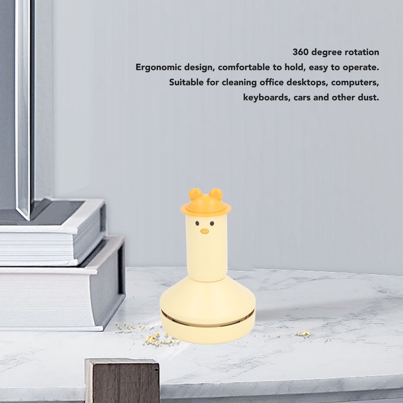 Desktop Vacuum Cleaner Mini Handheld USB Charging Table Dust Sweeper