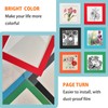 6x6（15x15cm Square Picture Frame Set of 6,Paperboard Photo Frames with