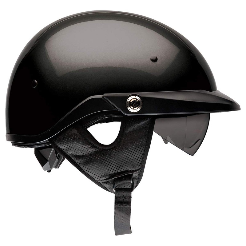 Bell Pit Boss Open-Face Motorcycle Helmet (Solid Black, X-Large/XX-Large)