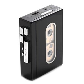 Aswalling DC 5V Full Stereo Sound Cassette Player U Disk 128KPS USB2.0 Binaural Sound Tape Player for Music Language Learning Home