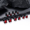MDFUN Earrings for Men 316L Stainless Steel 5 Pairs Stud