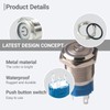 220V-230V Self-Locking Push Switch 16 mm Metal, On/Off Switch LED