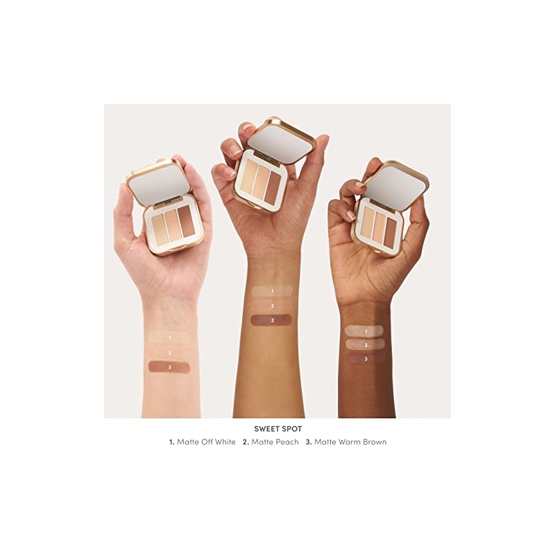 jane iredale PurePressed Eye Shadow Triple, Sweet Spot, 0.06 oz.