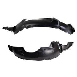 TRQ Inner Fender Liner Set Compatible with 2009-2010 Hyundai Elantra HY1249118 HY1250112