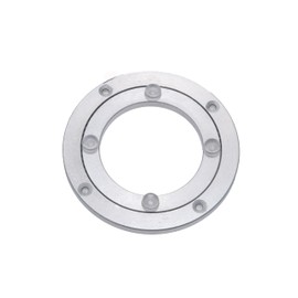 Dailydanny Aluminum Heavy Duty Lazy Susan Rotating Turntable Bearing Swivel Plate Hardware for Dining-Table (4 inch)
