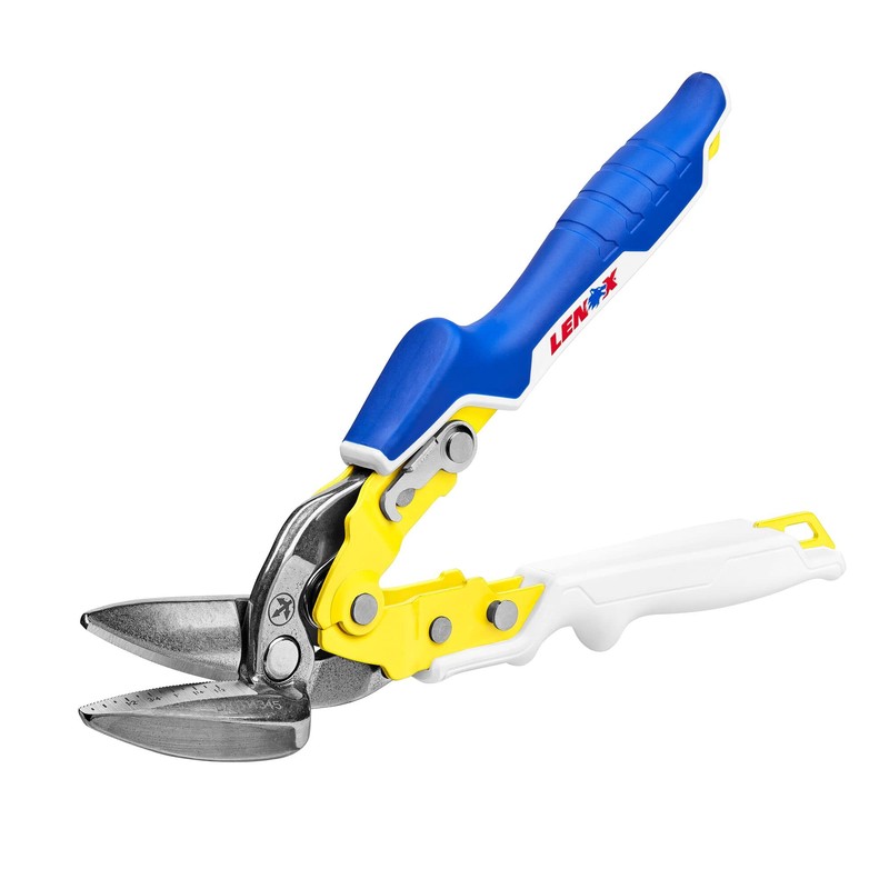 LENOX TOOLS Pliers, Offset Straight Avitation Snips, With Durable Grip