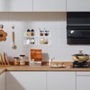 Douildhaiy Acrylic Spice Rack Wall Mount-6 Inch, Clear Spice Shelf