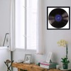 HEYTUYA 4 Pack 12.5x12.5 Black Record Frame, Lightweight PVC Album