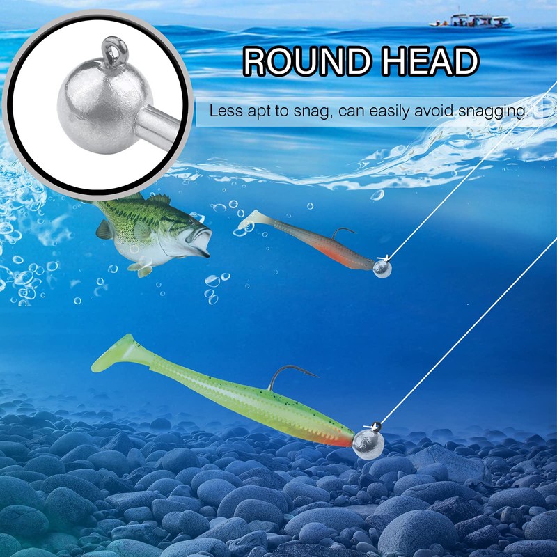 Atibin Barb Saltwater Jig Head Hook Bass Freshwater Jigs Hook