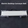DC 12V Electric Desktop Conveyor Belt, 116RPM Adjustable Mini Conveyor