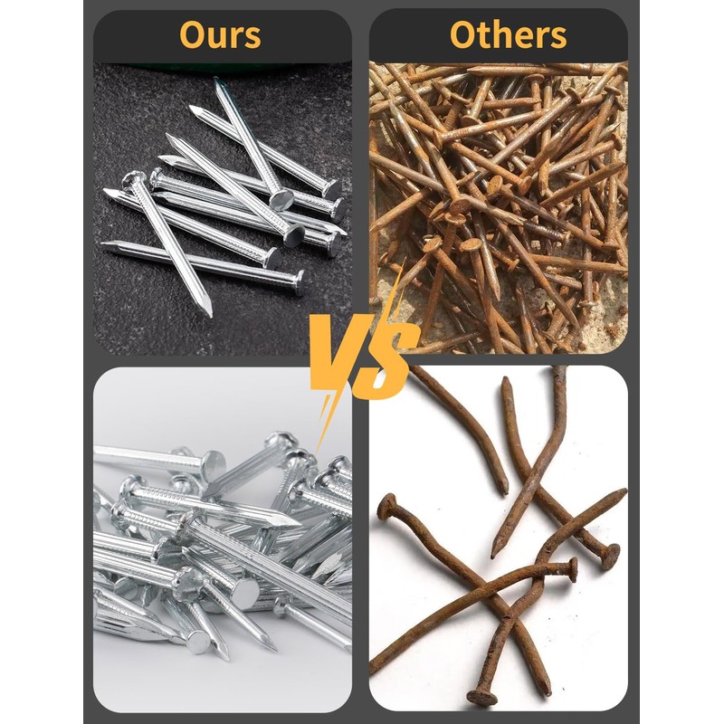 ComfrtX Concrete Nails 2 Inch for Masonry & Cement Walls,100Pcs