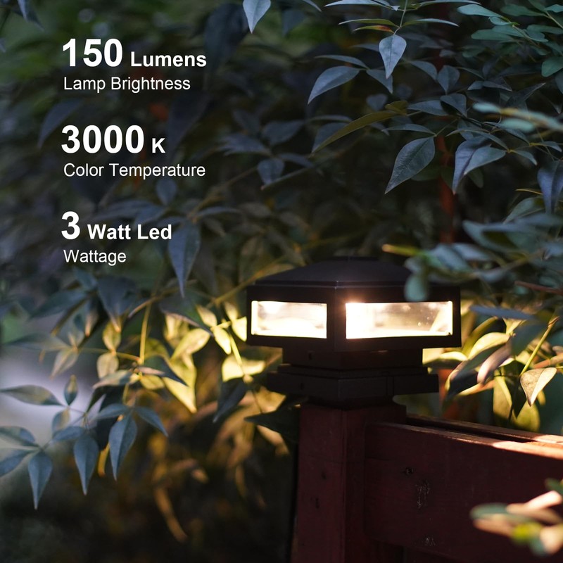 GOODSMANN Landscape Lighting 2PK 12V AC LED Low Voltage Post
