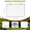 FUATY Stainless Steel Bird Perch for Cage, Open-Grid Easy Clean