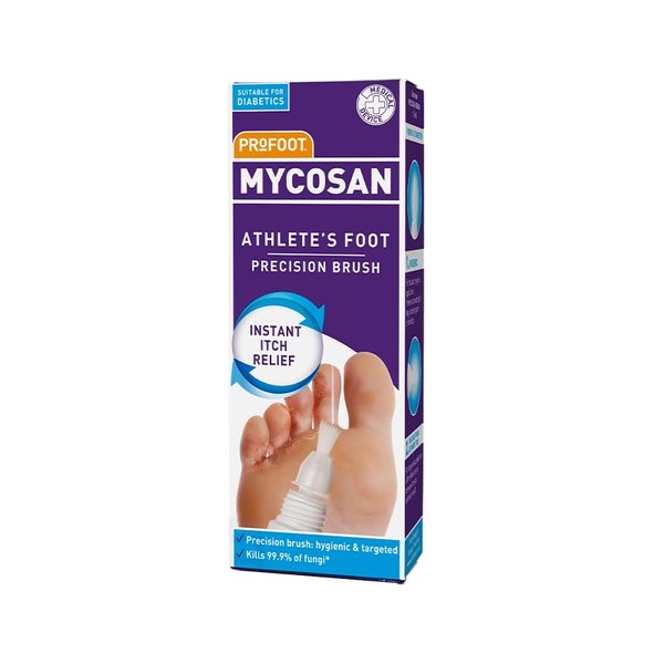 Profoot Mycosan Athletes Foot Including Precision Brush Helping to Target Those Itchy Areas