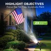 InnoGear 2 Solar Lights Outdoor Spot Garden Yard Landscape Flag,