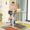 COSTWAY Crank Standing Desk Frame, Manual Hand Crank Workstation Base,