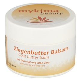 mykima Goat butter balm with olive oil and aloe vera 200 ml, for dry and irritated skin, especially suitable for babies and toddlers