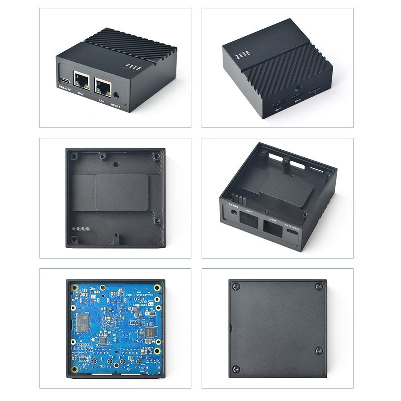 FriendlyElec Nanopi R4S Mini Router OpenWRT with Dual-Gbps Ethernet Ports