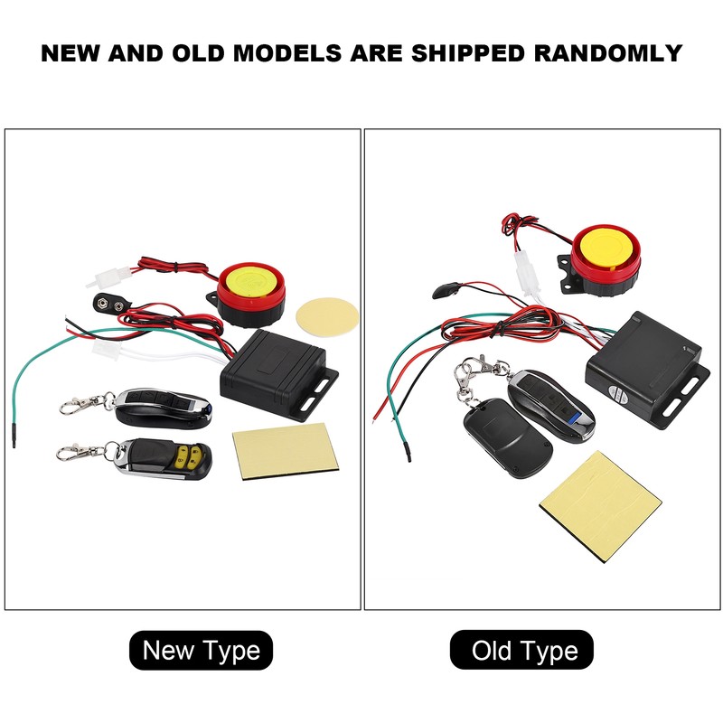 Motorcycle Bike Anti Theft Security Alarm System Remote Control 12V