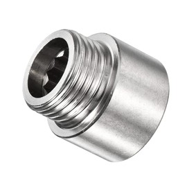 MACHSWON 304 Stainless Steel Pipe Extension Connector 15mm G1/2 Female to G1/2 Male Thread Pipe Fitting Reducer Coupler Adapter