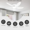 GJeg Ceiling Fans with Lights, 43 Inch Low Profile Ceiling