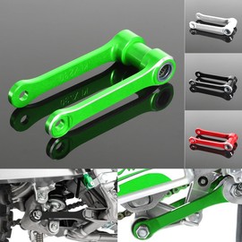Dirt Bike -40mm Lowering Suspension Linkage ARM CNC Rear Lowering Link Rear Drop Link Compatible With KLX230 KLX230R KLX230RS KLX230S 2020-2024 2021 2022 2023 (Silver)