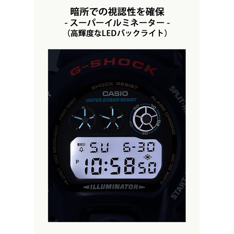 Casio Watch G-Shock 【Domestic Regular Product】 DW-6900, Black