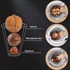 Wuzdy Metal Nut Opener, Nutcracker, Metal Walnut Cracker, Nuts Cracker