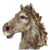 Faux Driftwood Equine Beauty Mustang Horse Head Desktop Plaque Sculpture