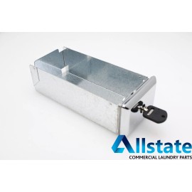 ESD Coin Money Box 8” x3.5”x2.25” W Key Washer Dryer Dexter Huebsch Speed Queen