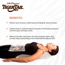 Tiger Tail DrySoak Hot Water Therapy Bag, Large (21" x 23"), Made in USA (Sister Brand Fomentek)