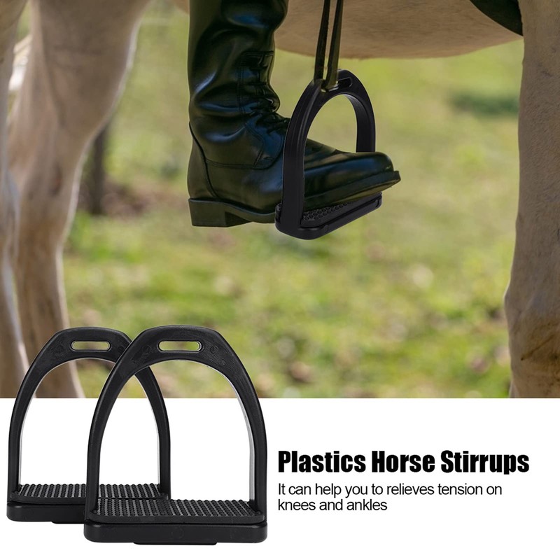 xuuyuu.. Riding Stirrups Abrasion Resistant Horse Stirrups Anti-Slip 2pcs Comfortable