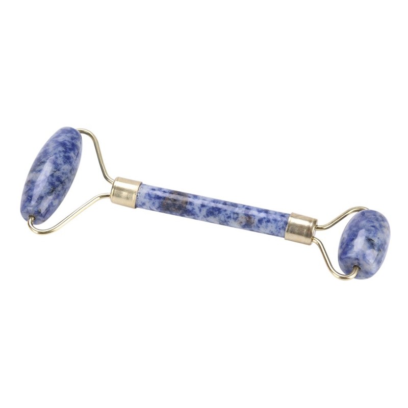 Jade Roller Facial Toner, Natural Double Head Beauty Face Roller