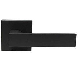Probrico Heavy Duty Half Dummy Lever in Matte Black, Non-Turning Interior Inactive Door Handle for Clost Pantry, Left or Right Handed, 1 Pack