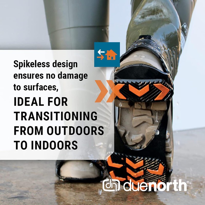 Due North GripPro Spikeless Ice Cleats - Perfect for Transitioning