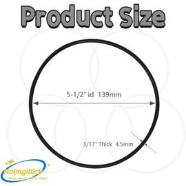 6 Pack WS03X10054 O-Rings Compatible with GE HHRING for Whole Home Filtration Models GXWH30C, GXWH35F, GNWH38F, GNWH38S, GXWH40L-Buna-N ORing