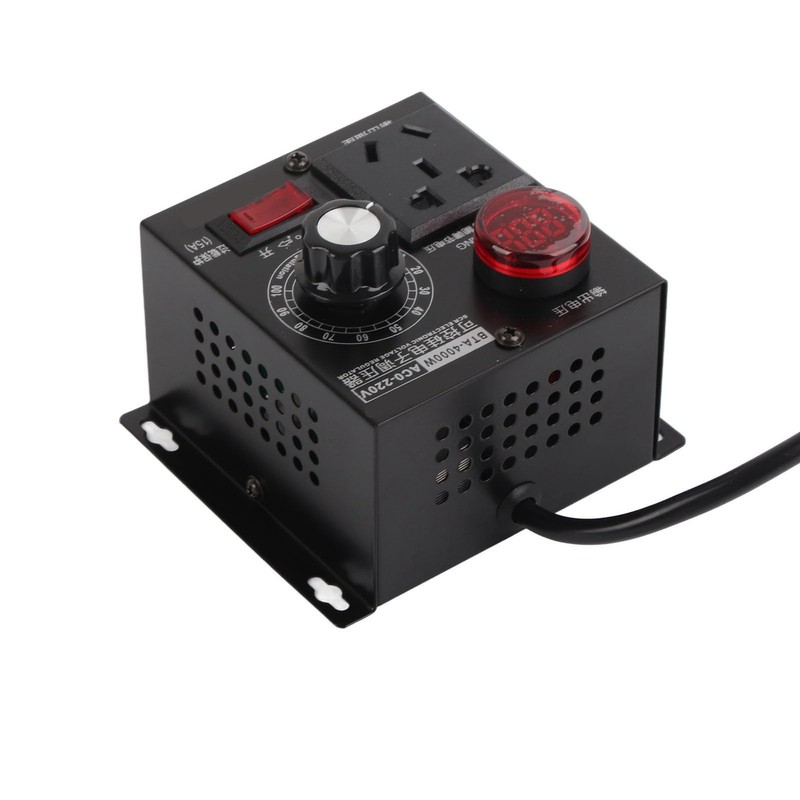 4000W SCR Electric Voltage Regulator Dimmer AC 220V Temperature Motor